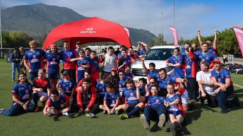 <p>DFSK apoyará al primer equipo de Rugby Mixed Ability</p>